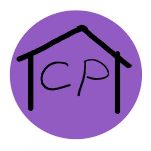 Literary journal club plum logo