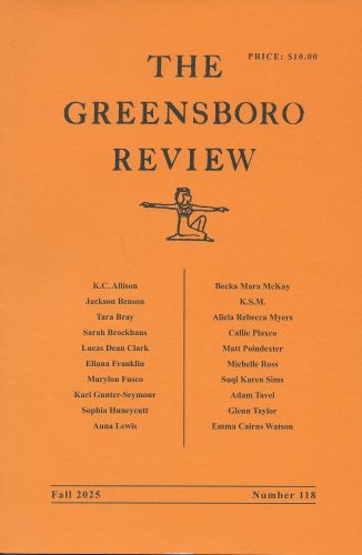 The Greensboro Review Fall 2025 literary magazine cover image