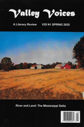 Valley Voices Spring 2025 literary magazine cover image