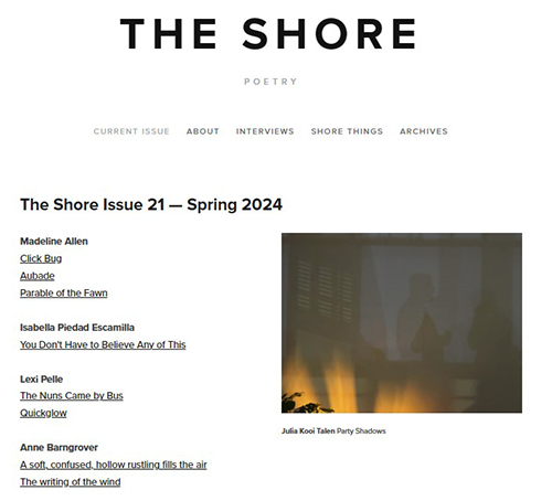 The Shore Issue 21 cover image