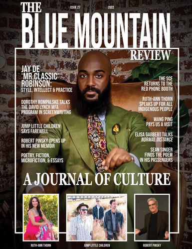 cover of literary magazine Blue Mountain Review Issue 27
