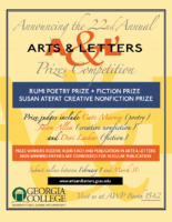 Arts & Letters Prizes 2020 flier