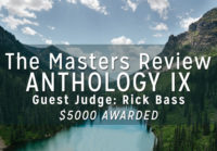 The Masters Review Anthology IX Contest flier