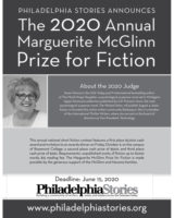 Philadelphia Stories 2020 Prize for Fiction flier