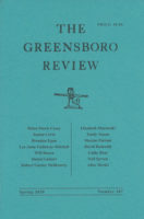 Greensboro Review - Spring 2020