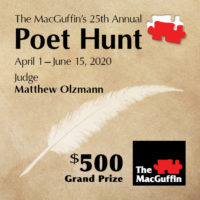 The MacGuffin 2020 Poet Hunt flier