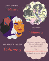 io Literary Journal Volume 3 call for submissions flier