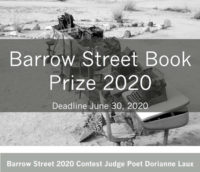 2020 Barrow Street Book Prize flier