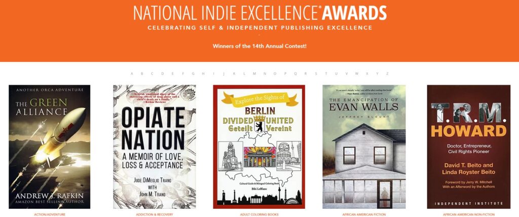 Screenshot of the 14th annual National Indie Excellence Awards