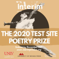 Interim 2020 Test Site Poetry Prize banner