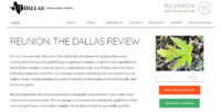 Reunion: The Dallas Review website screenshot