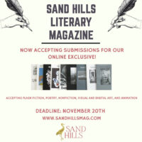 Sand Hills Literary Magazine poster