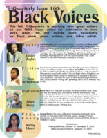 TriQuarterly Call for Black Voices flier