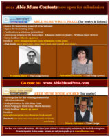 Screenshot of Able Muse 2021 Contest Flier