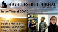 Screenshot of High Desert Journal's Virtual Salon In the Time of COVID