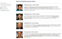 Screenshot of University of South Alabama Race & Identity Lecture Series