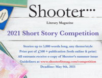 screeshot of Shooter Literary Magazine March 2021 eLitPak Flier