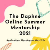 The Daphne Online Summer Mentorship 2021 banner