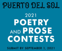 Puerto del sol 2021 Poetry & Prose Contests banner