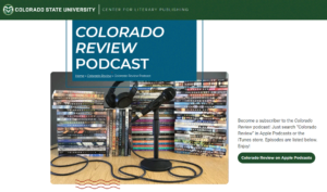 Screenshot of Colorado Review Podcast