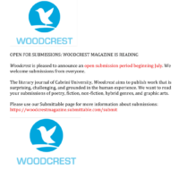Screenshot of Woodcrest Magazine banner