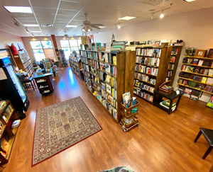 Photograph of the interior of Blacksburg Books in Blacksburg, Virginia