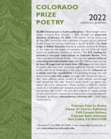 Screenshot of Colorado Prize for Poetry flier for the NewPages Fall 2021 LitPak