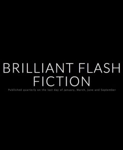 brilliant flash fiction literary magazine logo