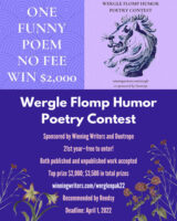 Screenshot of Winning Writers' flier for the NewPages February eLitPak