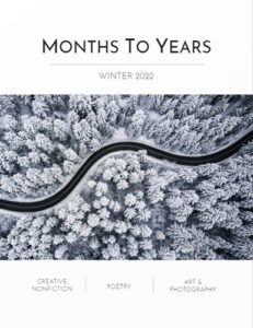 Months to Years literary magazine cover image