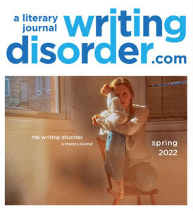 Writing Disorder literary magazine cover image