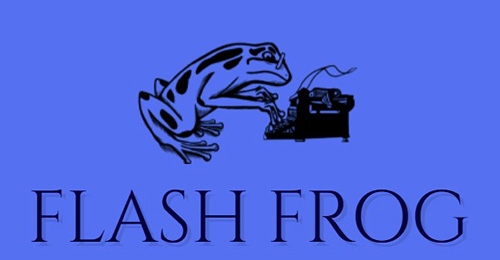 Flash Frog online literary magazine logo