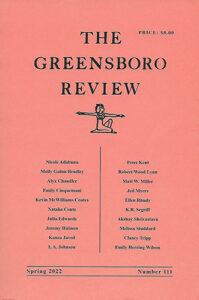 The Greensboro Review literary magazine cover image