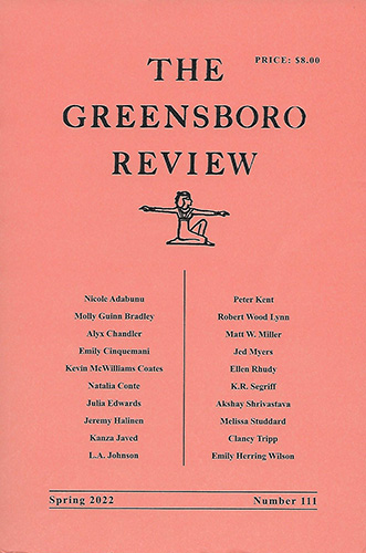 The Greensboro Review literary magazine cover image