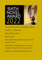Screenshot of the 2022 Bath Novel Award eLitPak flyer