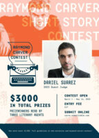Screenshot of CARVE's flyer for the 2022 Raymond Carver Short Story Contest