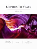 Months to Years Spring 2022 online literary magazine cover image