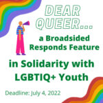 Dear Queer: Letters in Solidarity with LGBTIQ+ Youth logo image