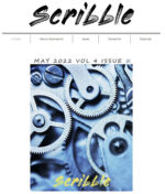 Scribble online literary magazine May 2022 cover image