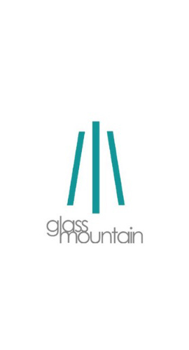 Online literary magazine Glass Mountain gray text logo