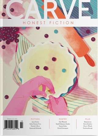 Carve Honest Fiction literary magazine Summer 2022 cover image