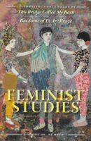 Feminist Studies scholarly journal issue 48.1 2022 cover image