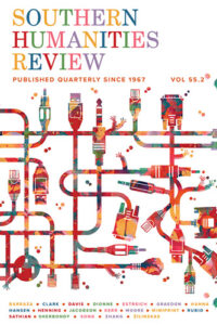 Southern Humanities Review literary magazine v55 n2 2022 issue cover image