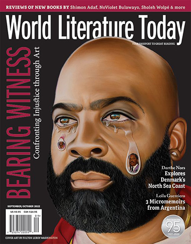 World Literature Today literary magazine September/October 2022 issue cover image