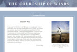 The Courtship of Winds online literary magazine Summer 2022 issue cover image