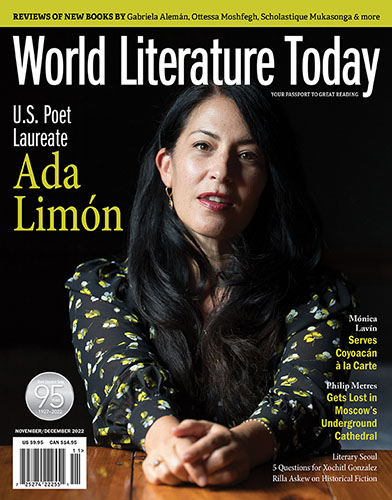 World Literature Today November December 2022 issue cover image