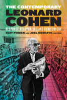 The Contemporary Leonard Cohen edited by Kait Pinder and Joel Deshaye published by Wilfrid Laurier University Press book cover image