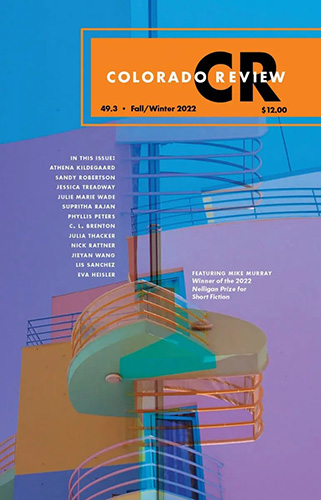 Colorado Review Fall/Winter 2022 literary magazine cover