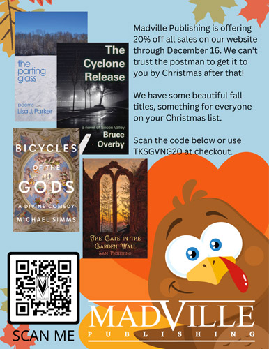 Screenshot of Madville Publishing's 2022 Holiday Sale flyer