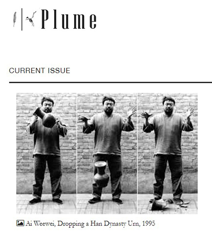 Plume online poetry magazine issue #135 cover image